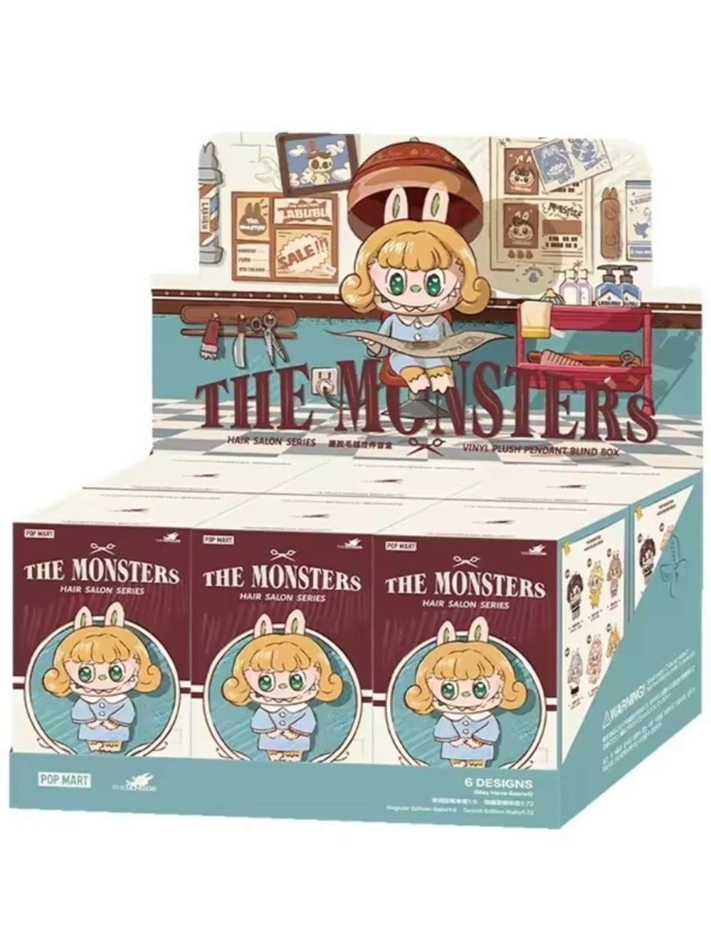 POP MART The Monsters Hair Salon Series Plush Blind Box - Blonde